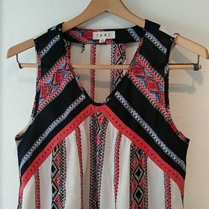 THML sleeveless boho style blouse